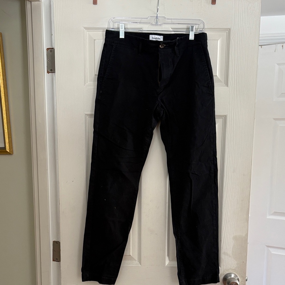 Men's Black Chino Pants
